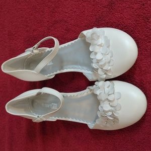 Smartfit white girls dress shoes